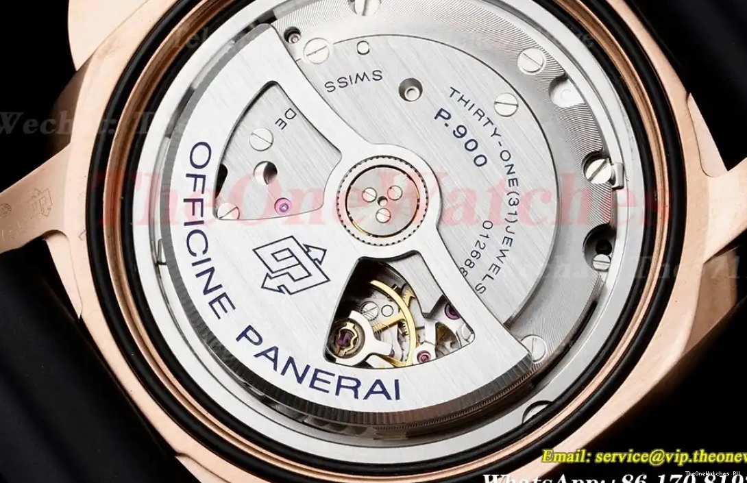 PAM1070 44mm Dial Submersible RG Black RU P900 VSF 0527